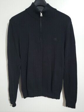 Express Black Quarter Zip Knit Sweater Size S